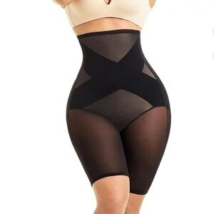 MOVWIN Womens Shapewear Tummy Control High Waist Body
Shaper Shorts Thigh size L